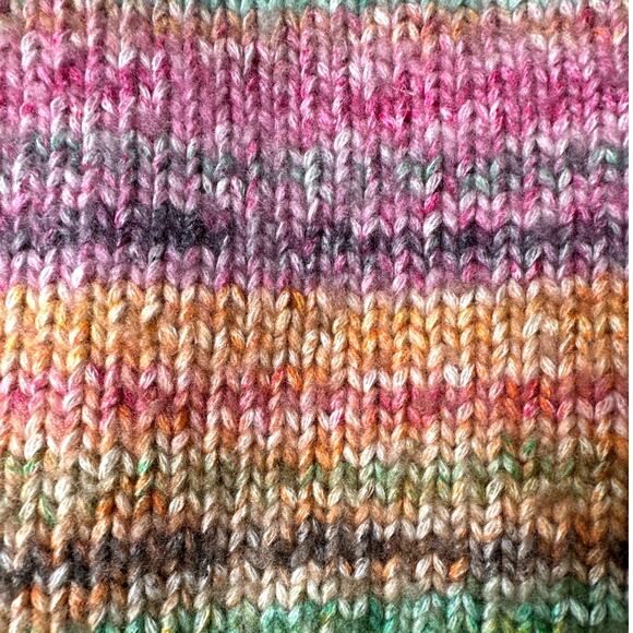 Unbranded Multicolor Stripe Sweater, Size 3T, Purple Green - Picture 5 of 6